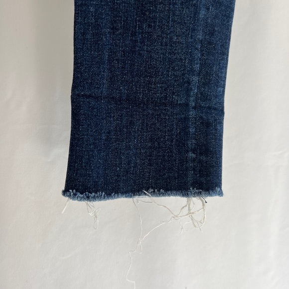Rag & Bone‎ Skinny Dark Wash Raw Hem Distressed Jeans - Picture 3 of 8